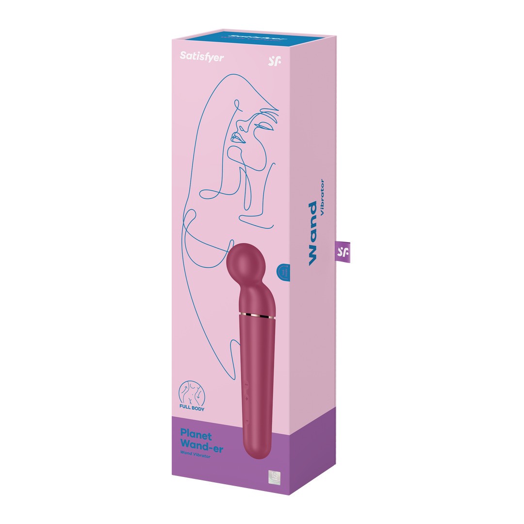 PLANET WAND-ER WAND VIBRATOR BERRY/ROSE GOLD