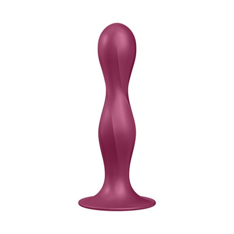 DOUBLE BALL-R WEIGHTED DILDO RED
