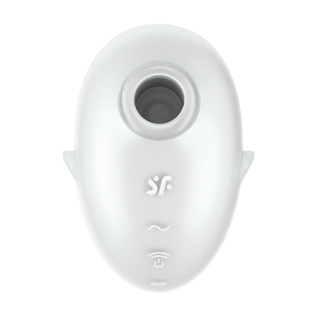 SATISFYER CUTIE GHOST - AIR PULSE VIBRATOR - WHITE