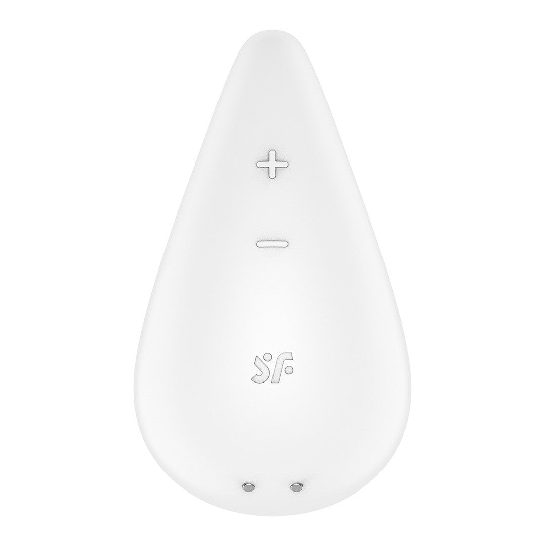 SATISFYER DEW DROP LAY-ON VIBRATOR WHITE