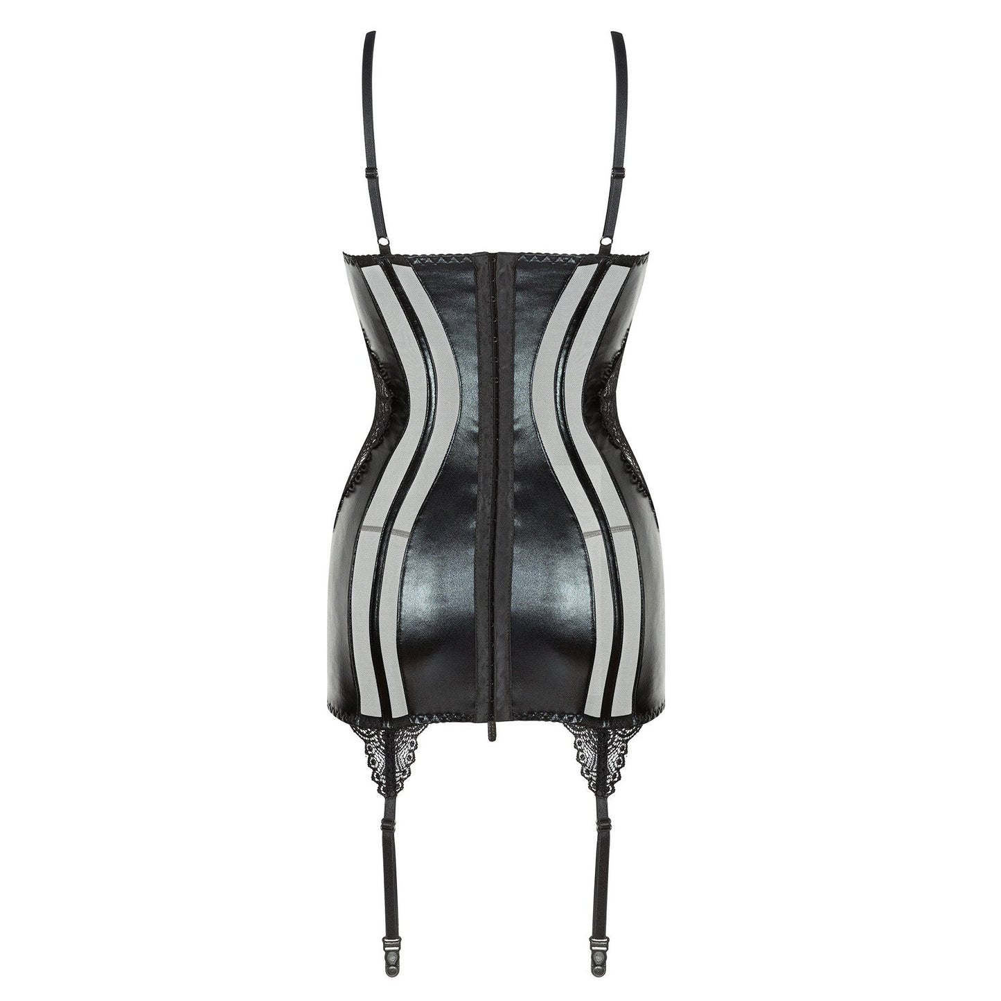 BEAUTY NIGHT FASHION MARILYN CHEMISE AND THONG BLACK