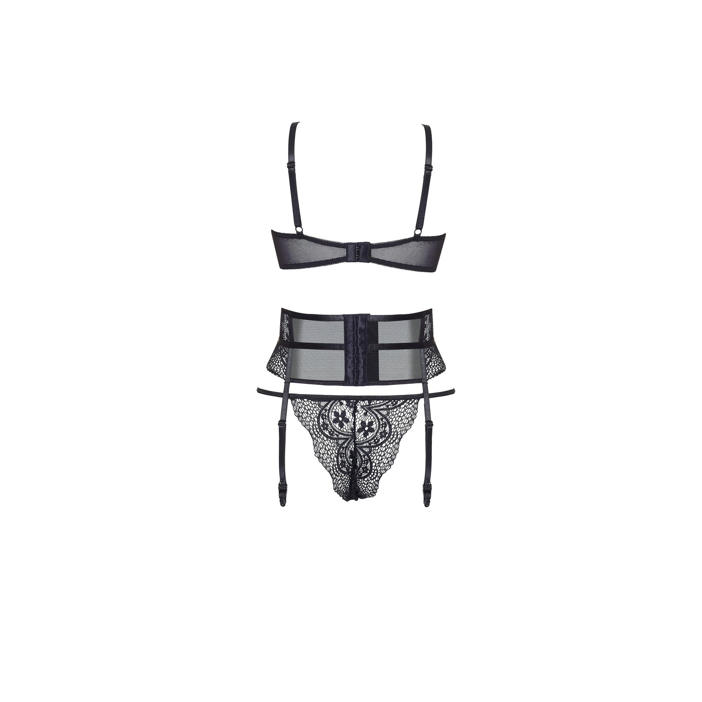BEAUTY NIGHT FASHION CHIARA 3 PIECE SET BLACK