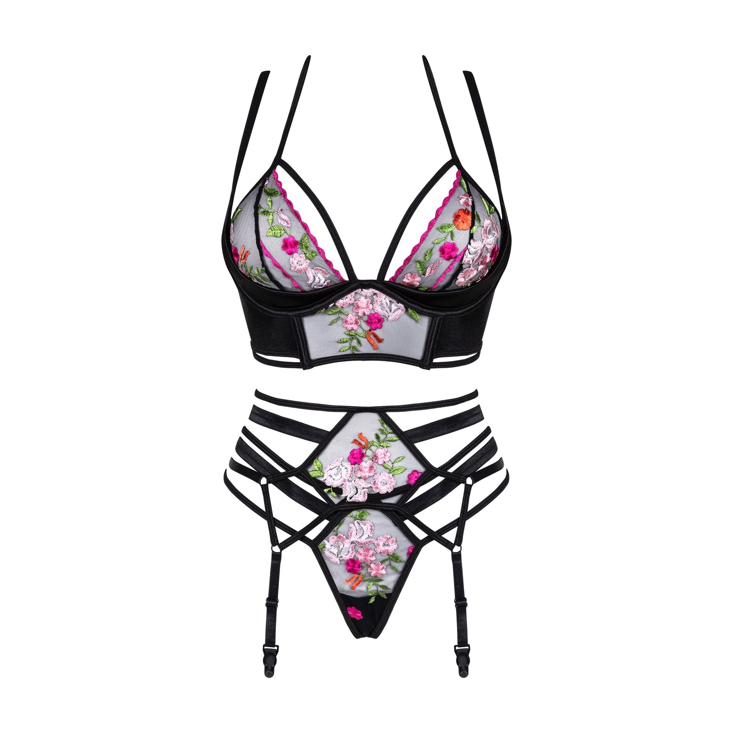 BEAUTY NIGHT FASHION JOANNA 3 PIECE SET BLACK