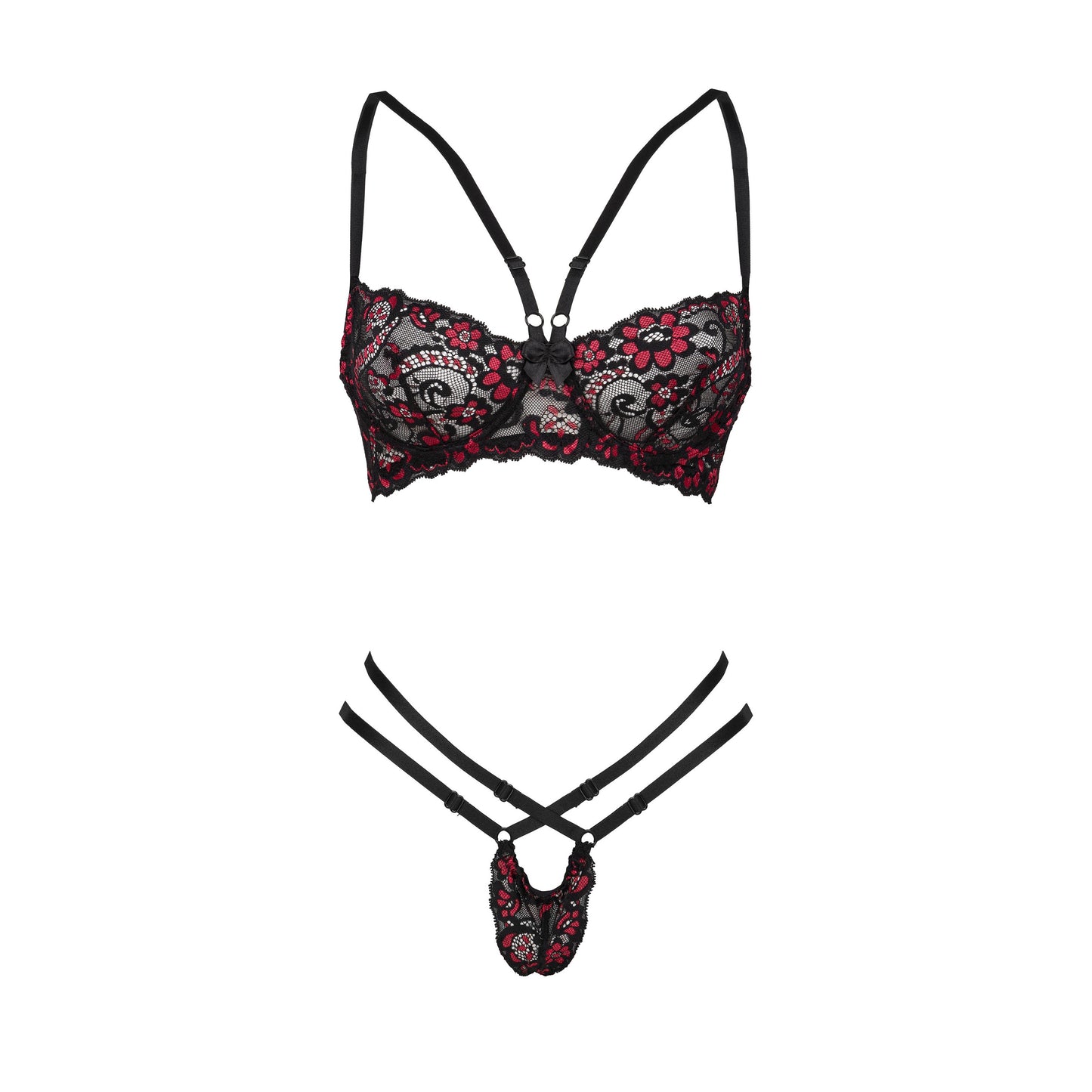 BEAUTY NIGHT FASHION ROSALINDA 2 PIECE SET BLACK