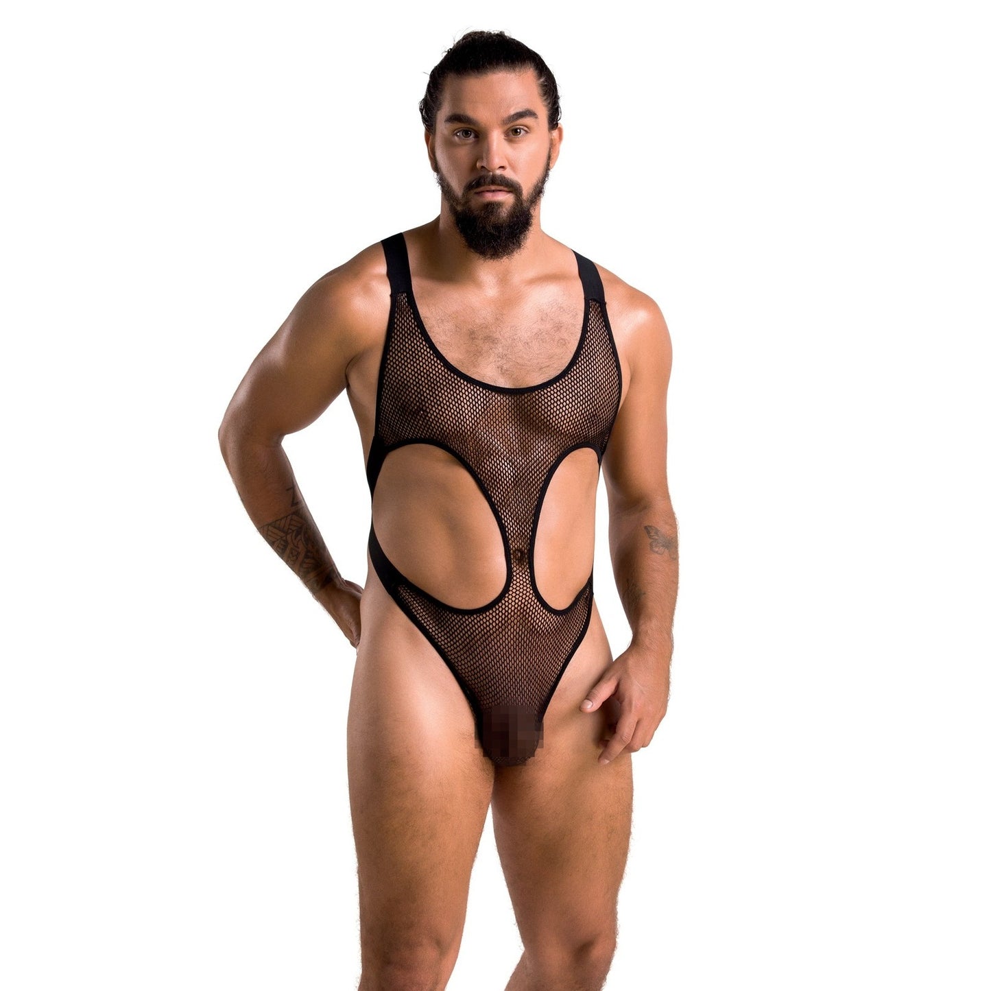 PASSION BODYSUIT LEON BLACK