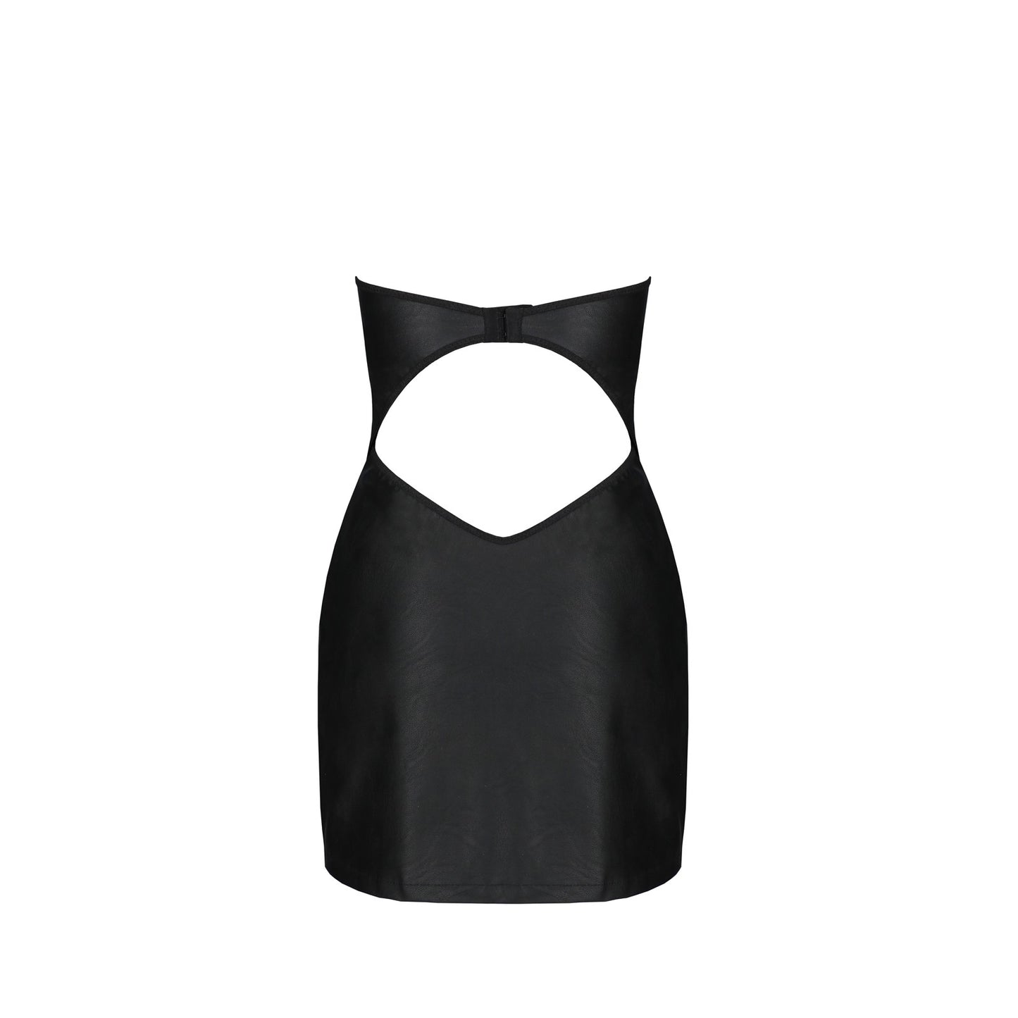 PASSION CELIN CHEMISE AND THONG BLACK