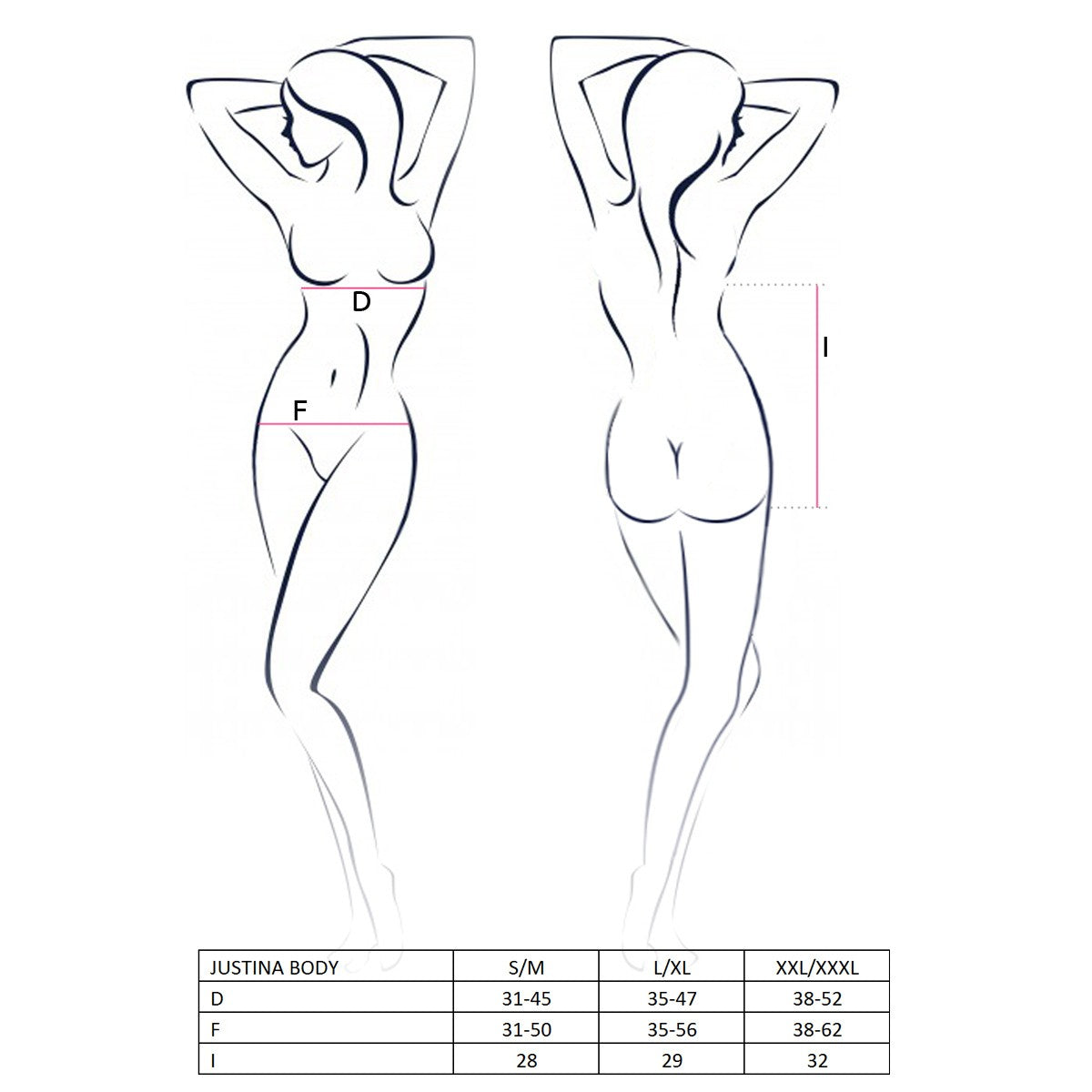 PASSION EROTIC LINE JUSTINA TEDDY BLACK