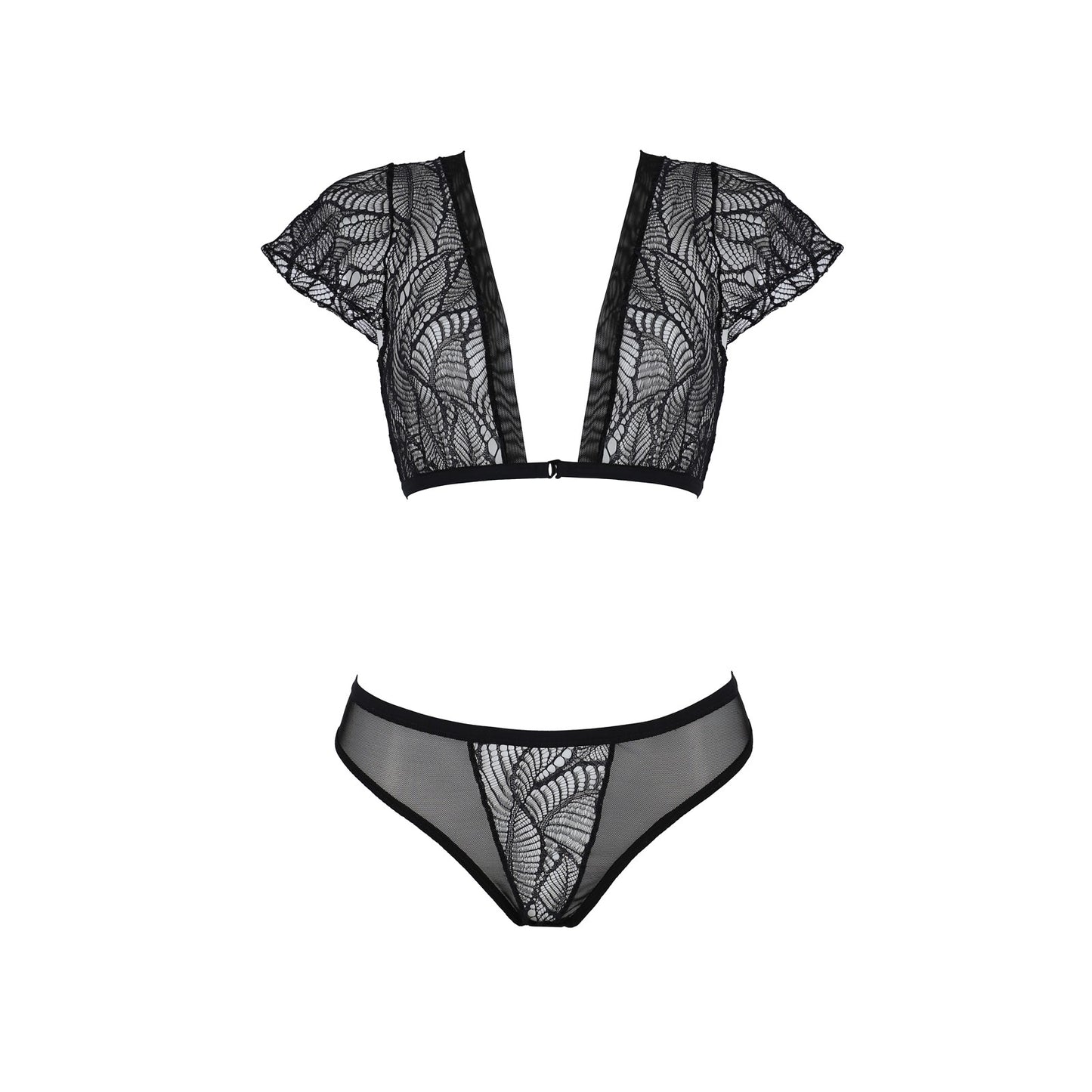 ECO COLLECTION 2 PIECE SET LEAFA BIKINI BLACK