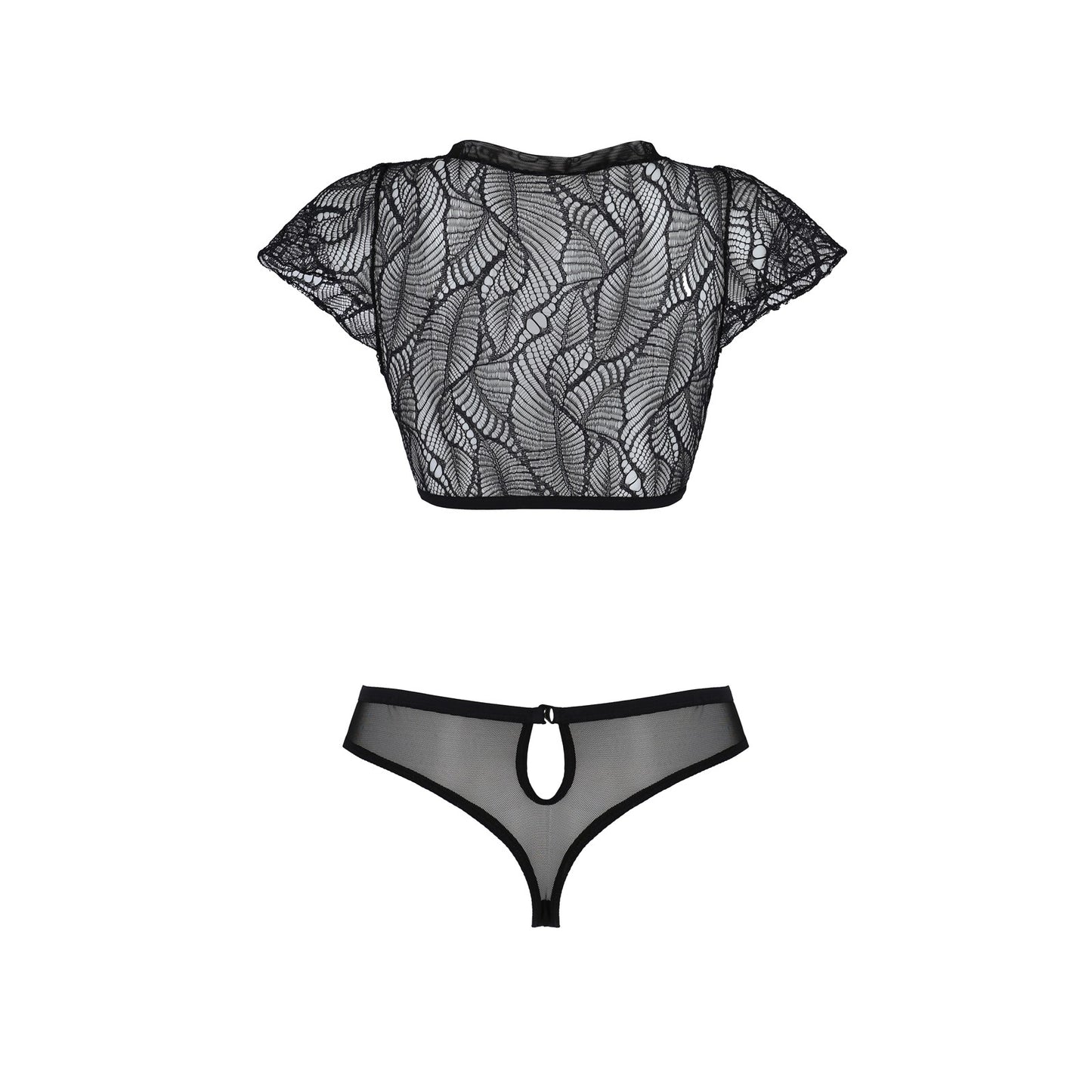 ECO COLLECTION 2 PIECE SET LEAFA BIKINI BLACK