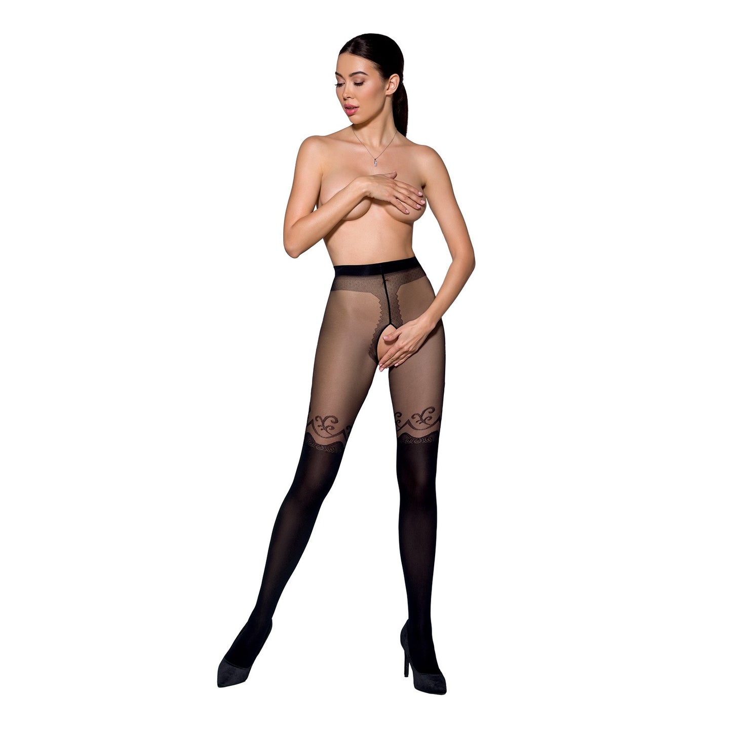 PASSION TIOPEN 012 TIGHTS BLACK (20/40 DEN)