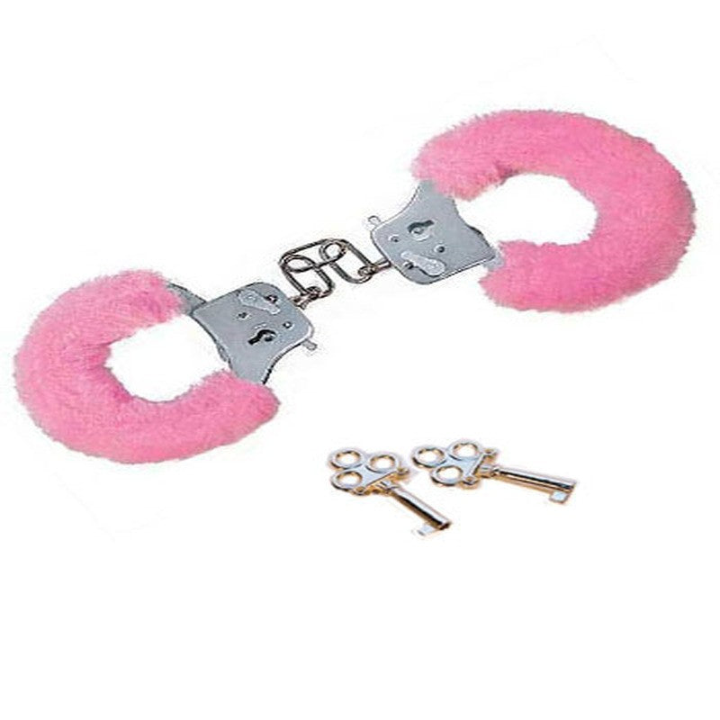 TOYJOY FURRY FUN CUFFS PINK PLUSH