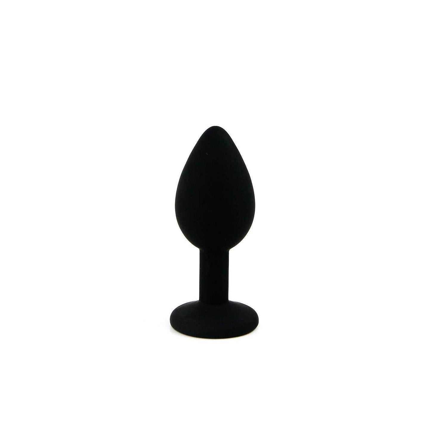 CANDY LUST SMALL SILICONE ANAL PLUG WITH BLACK JEWEL