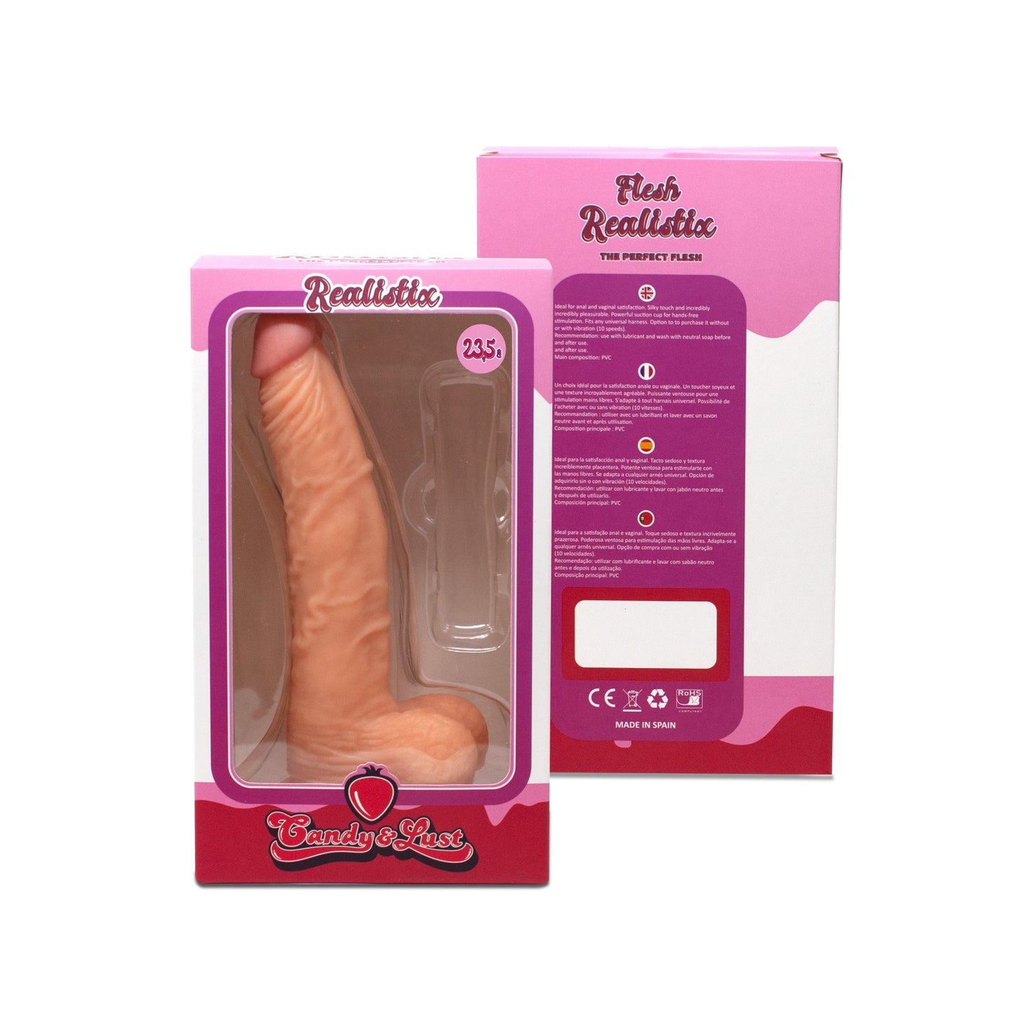 CANDY LUST REALISTIX DILDO MOD.5 23,5CM