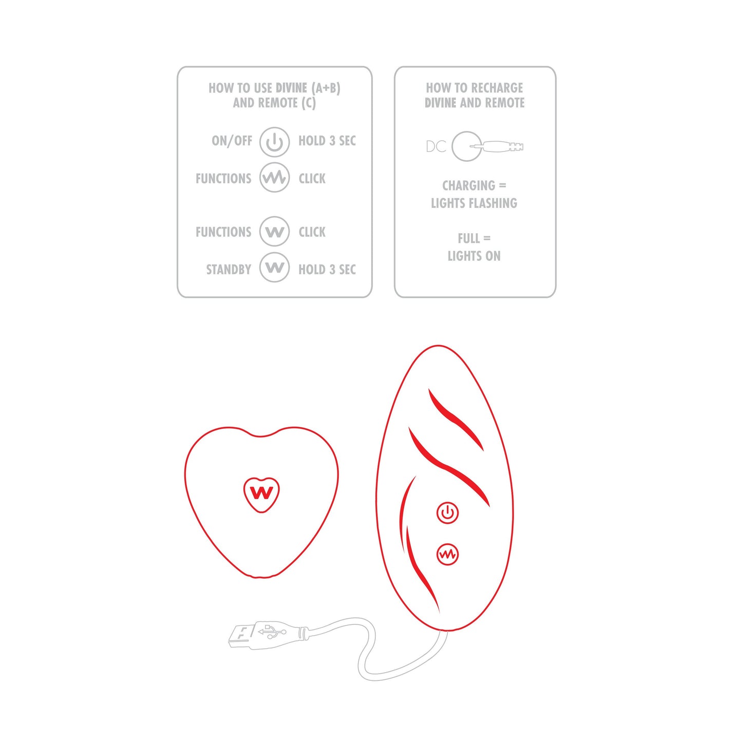 TOYJOY DIVINE PANTY VIBE WITH REMOTE CONTROL
