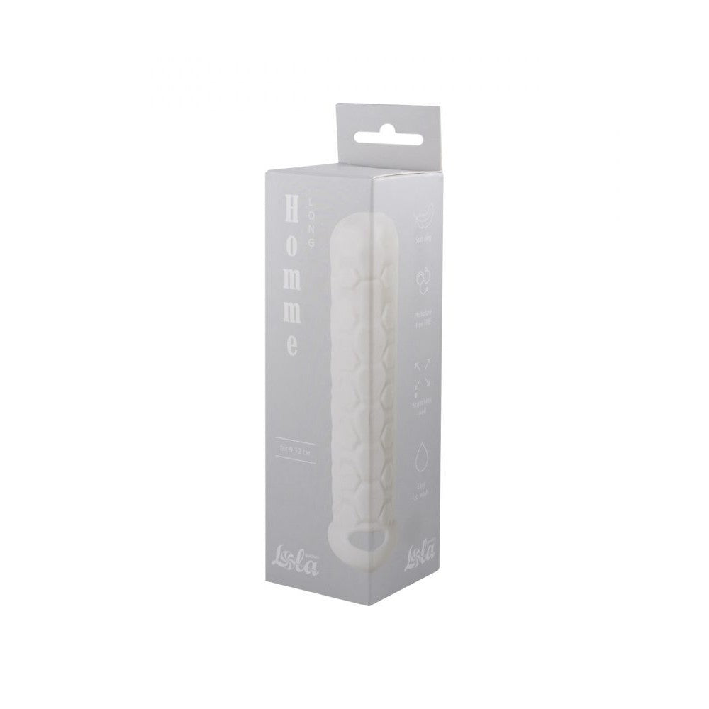 LOLA GAMES HOMME LONG PENIS SLEEVE WHITE 11 9-12CM