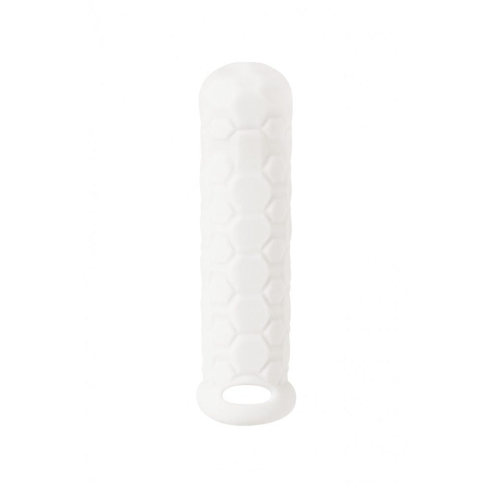 LOLA GAMES HOMME LONG PENIS SLEEVE WHITE 11-15CM