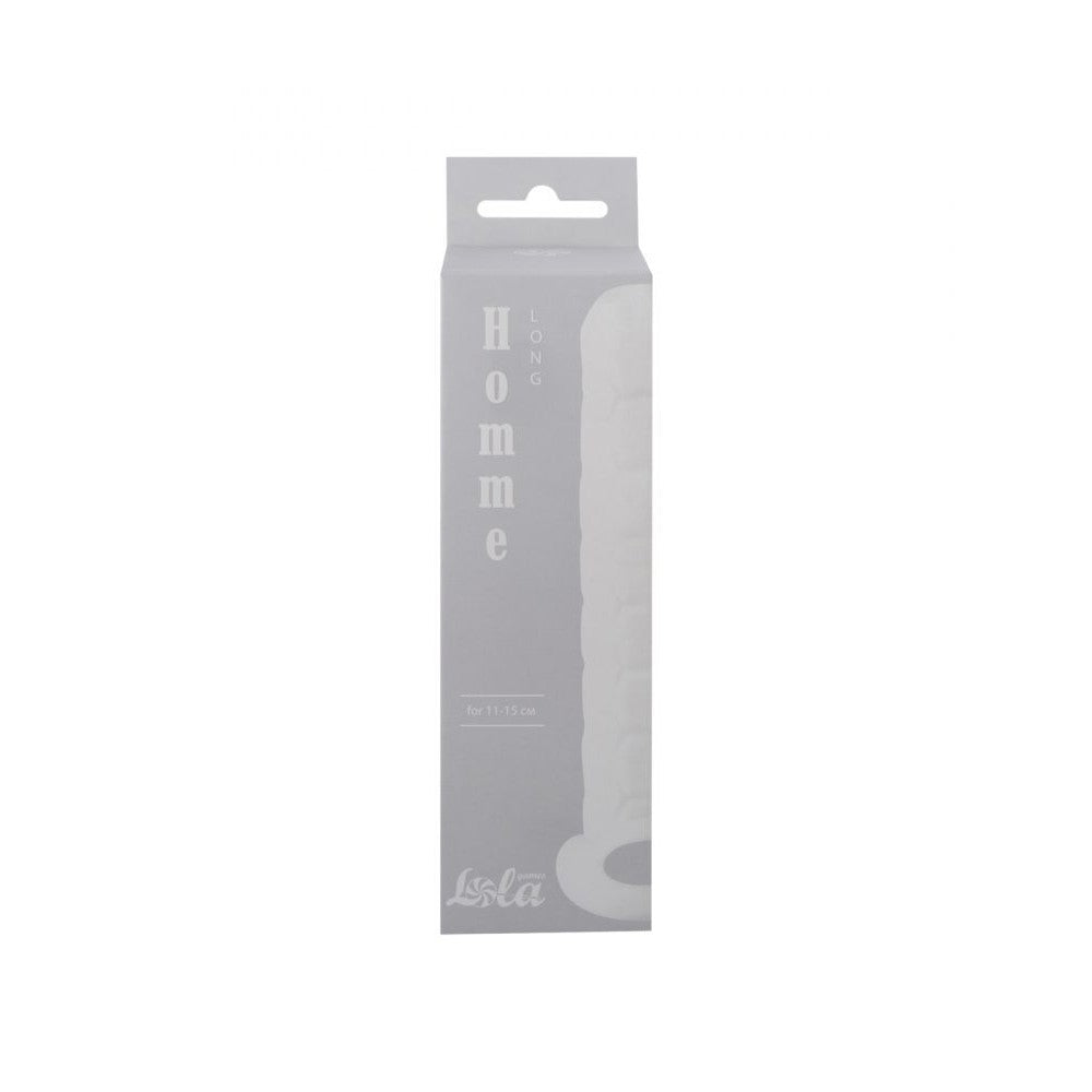 LOLA GAMES HOMME LONG PENIS SLEEVE WHITE 11-15CM