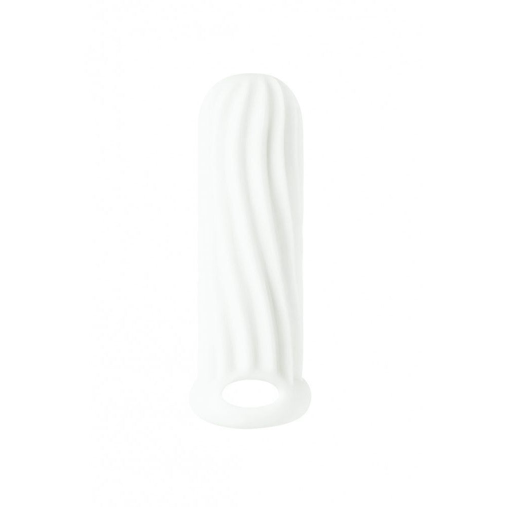 LOLA GAMES HOMME WIDE PENIS SLEEVE WHITE 11-15CM
