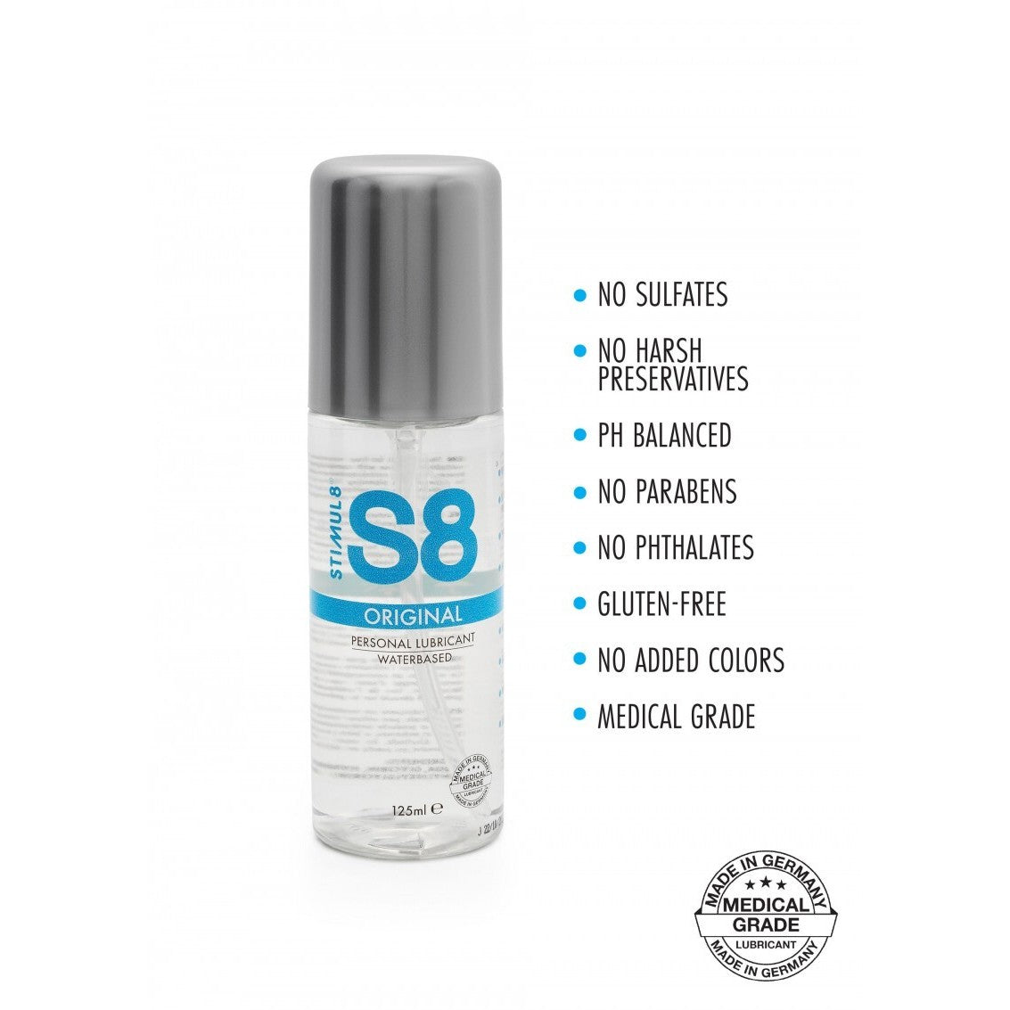 STIMUL8 S8 ORIGINAL WATERBASE LUBE 125ML