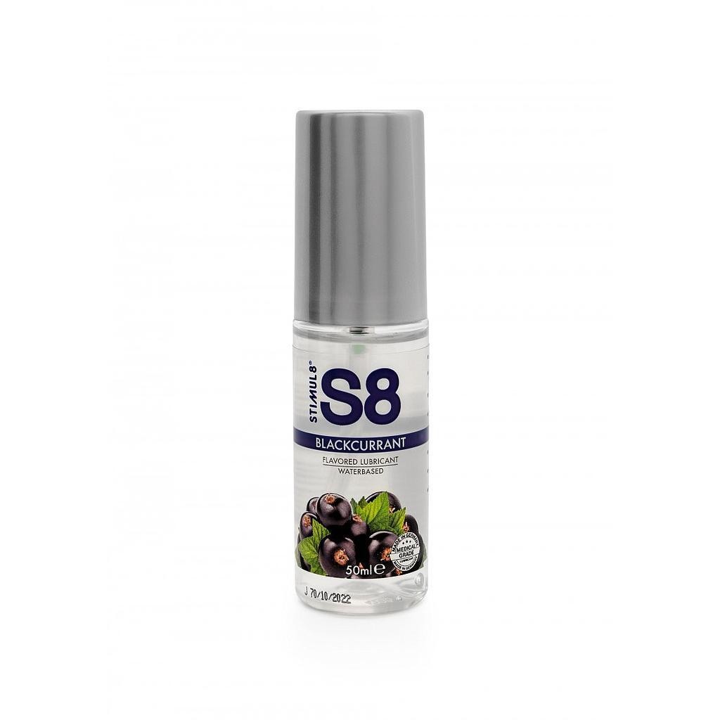 STIMUL8 S8 WATER-BASED FLAVOURED LUBE BLACKCURRANT 50ML