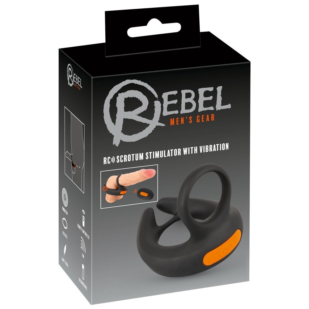 REBEL RC SCROTUM STIMULATOR WITH VIBRATIONS