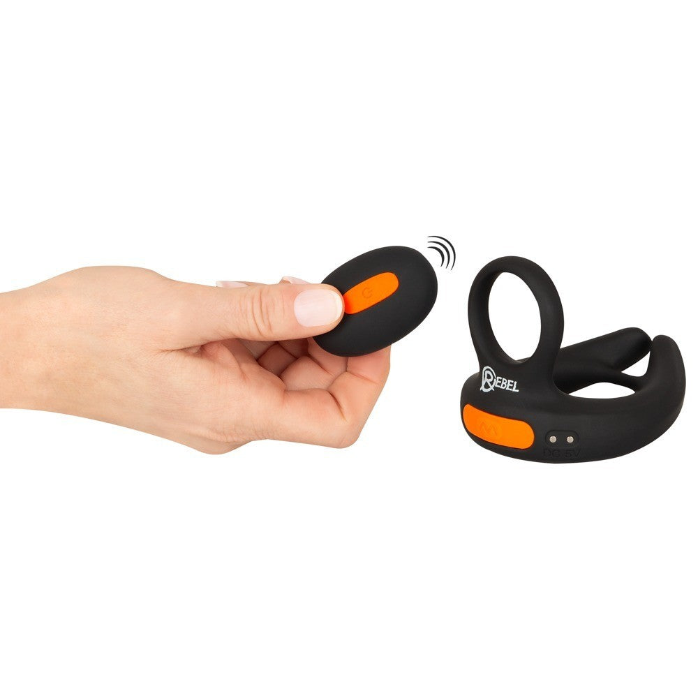 REBEL RC SCROTUM STIMULATOR WITH VIBRATIONS
