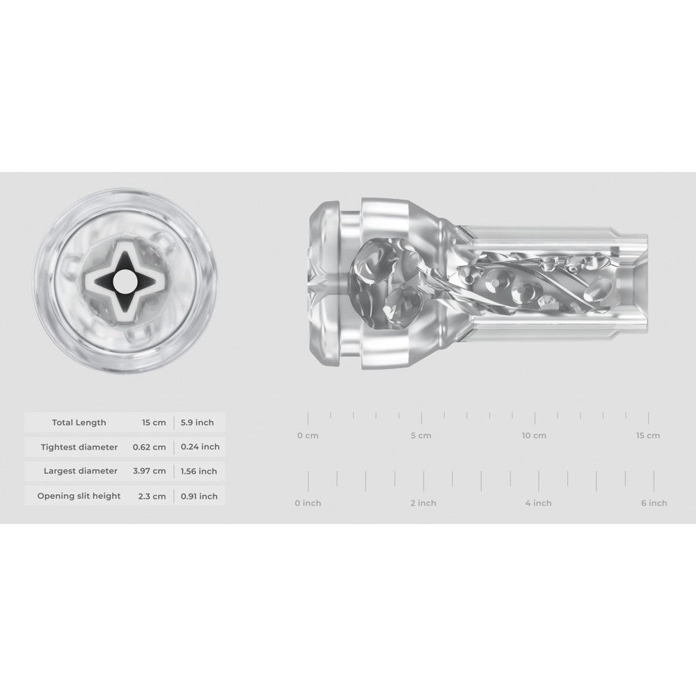 KIIROO FEEL POCKET STROKER CRYSTAL + POWERBLOW COMBO