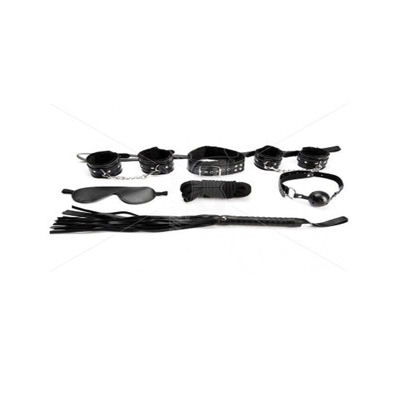 ARGUS FETISH BLACK BONDAGE SET