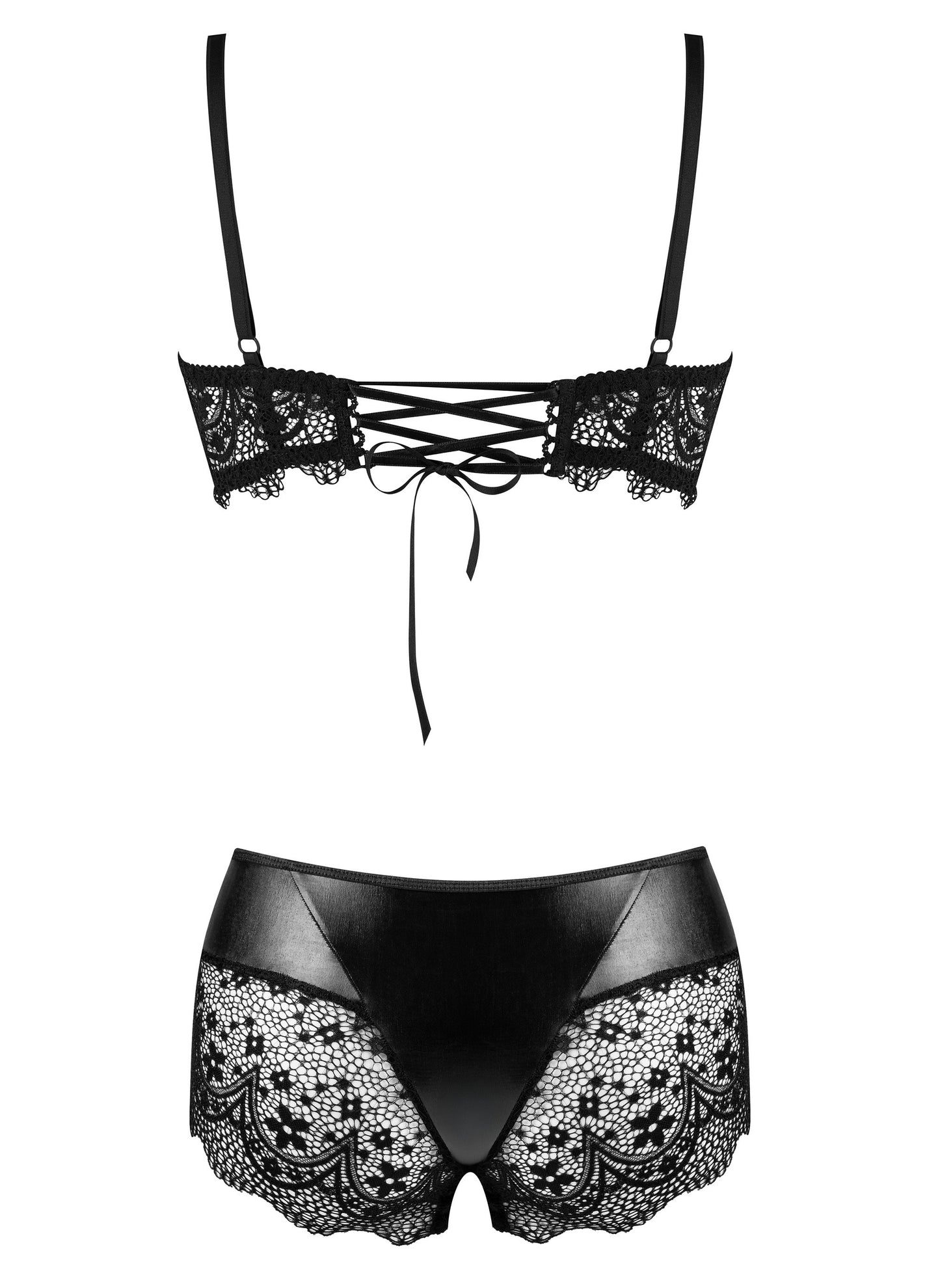 BEAUTY NIGHT FASHION CHARM 2 PIECE SET BLACK