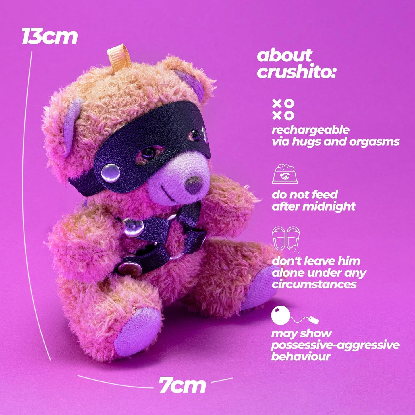 CRUSHITO HARNESS BEAR KEYRING