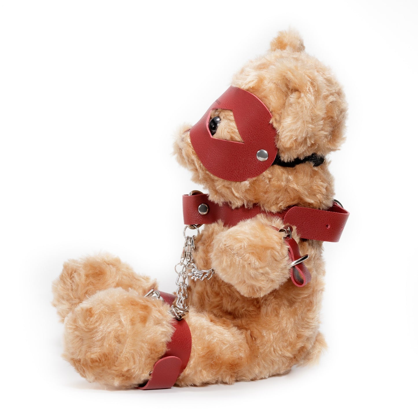 CRUSHITO BONDAGE TEDDY BEAR RED 31CM