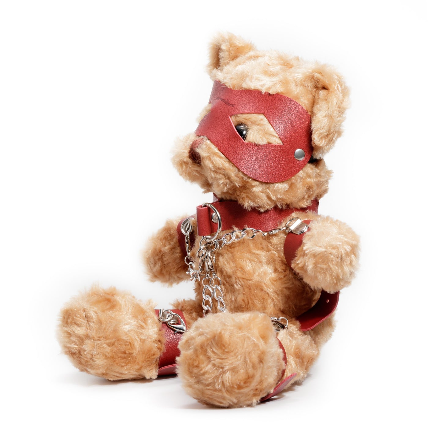 CRUSHITO BONDAGE TEDDY BEAR RED 31CM