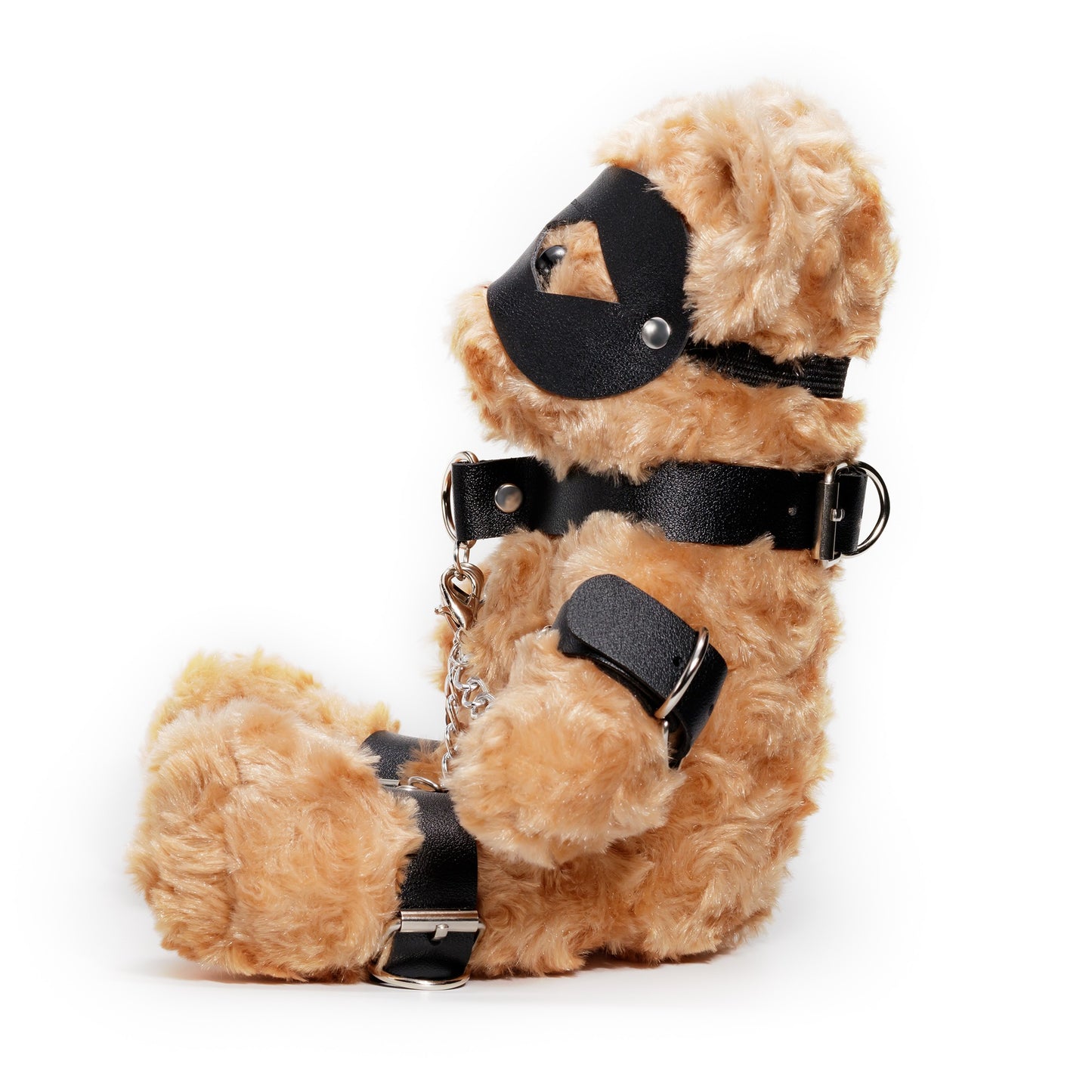 CRUSHITO BONDAGE TEDDY BEAR BLACK 31CM