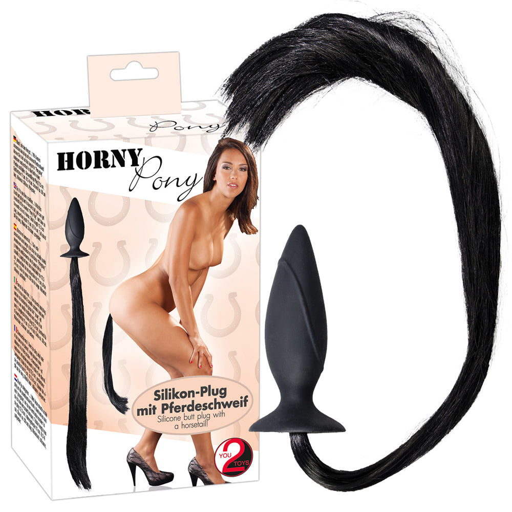 PONYTAIL SILICONE BUTTPLUG