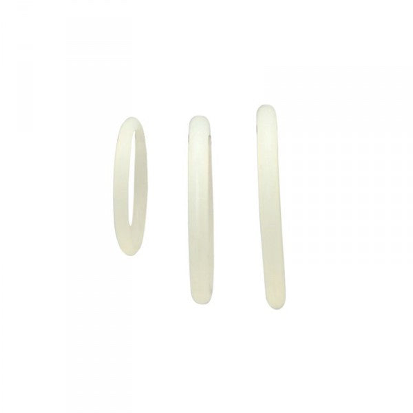 TIMELESS SILICONE COCK RINGS SET CLEAR