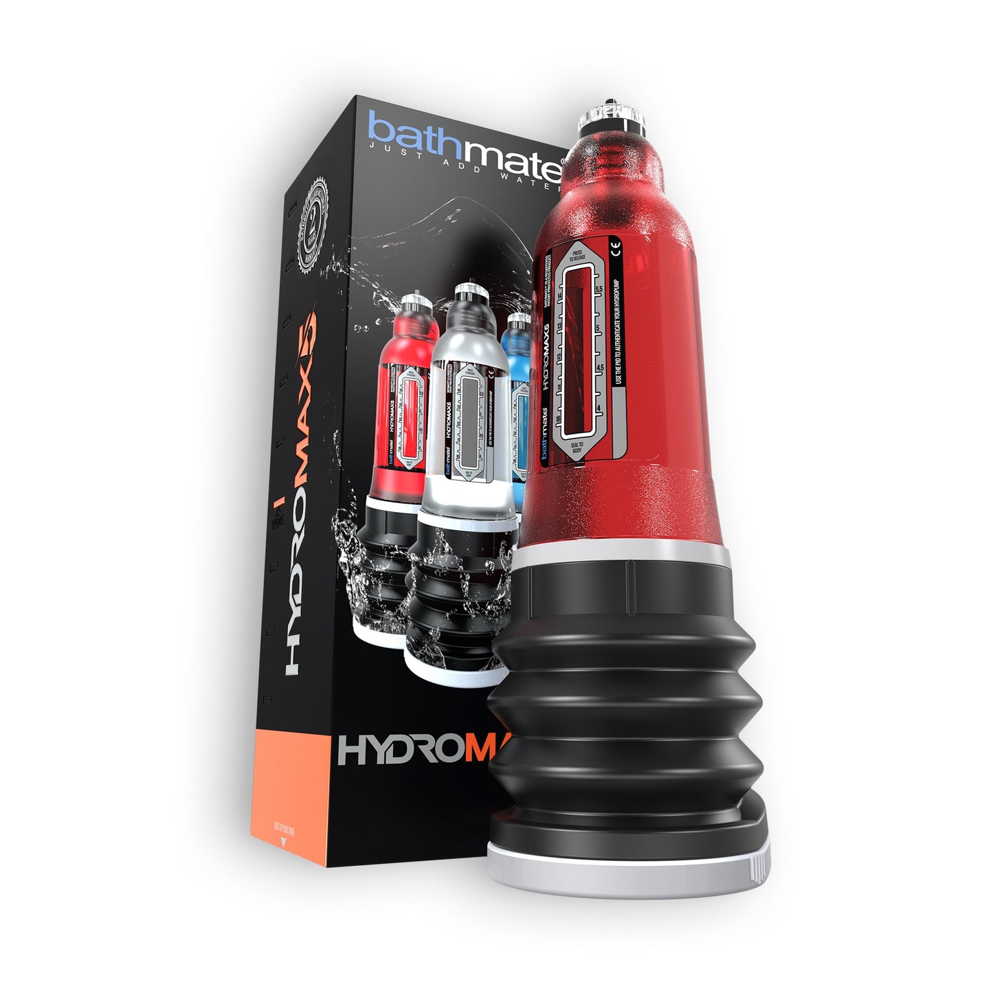 BATHMATE HYDROMAX 5 HYDRO PUMP RED