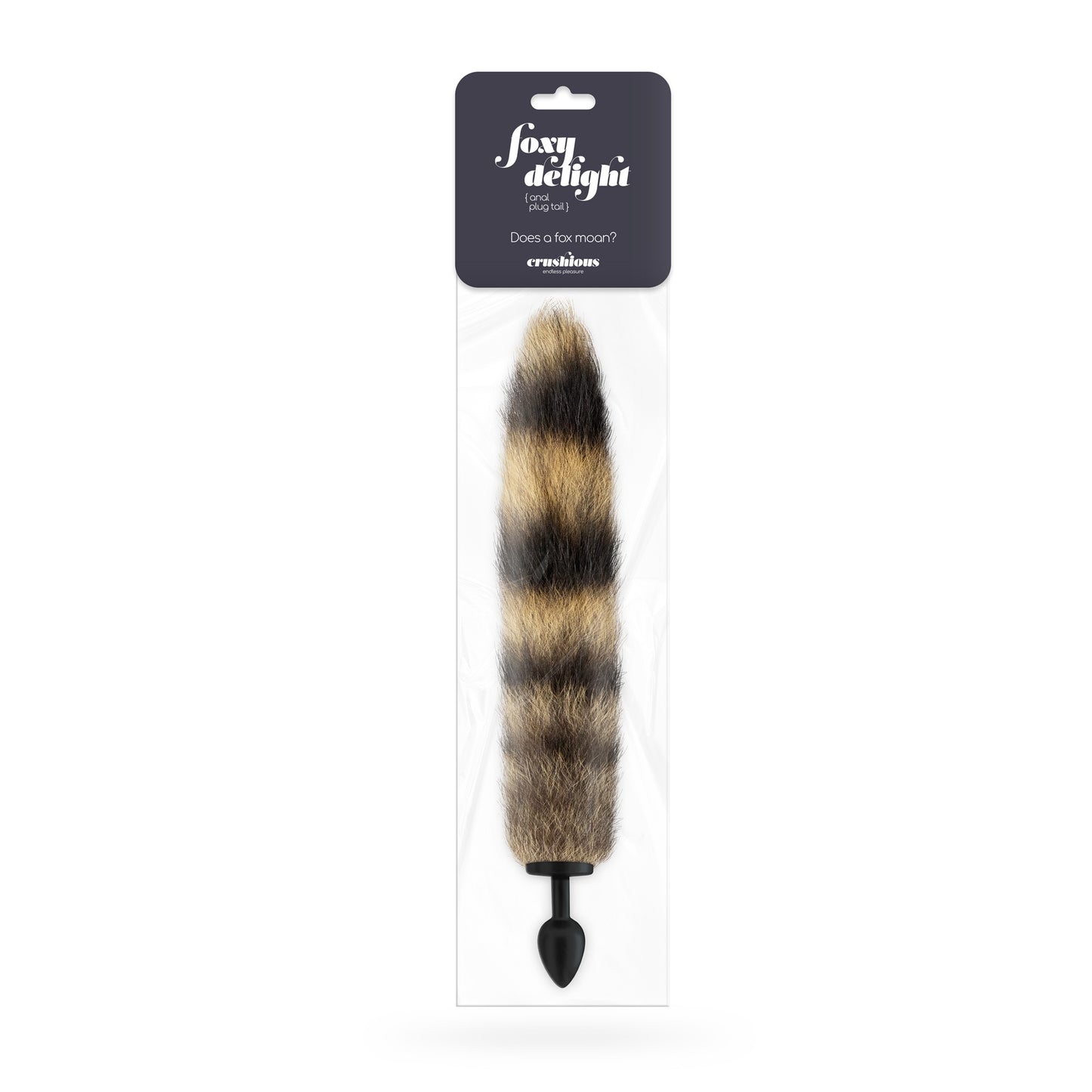 FOXY DELIGHT SILICONE ANAL PLUG WITH TAIL CRUSHIOUS