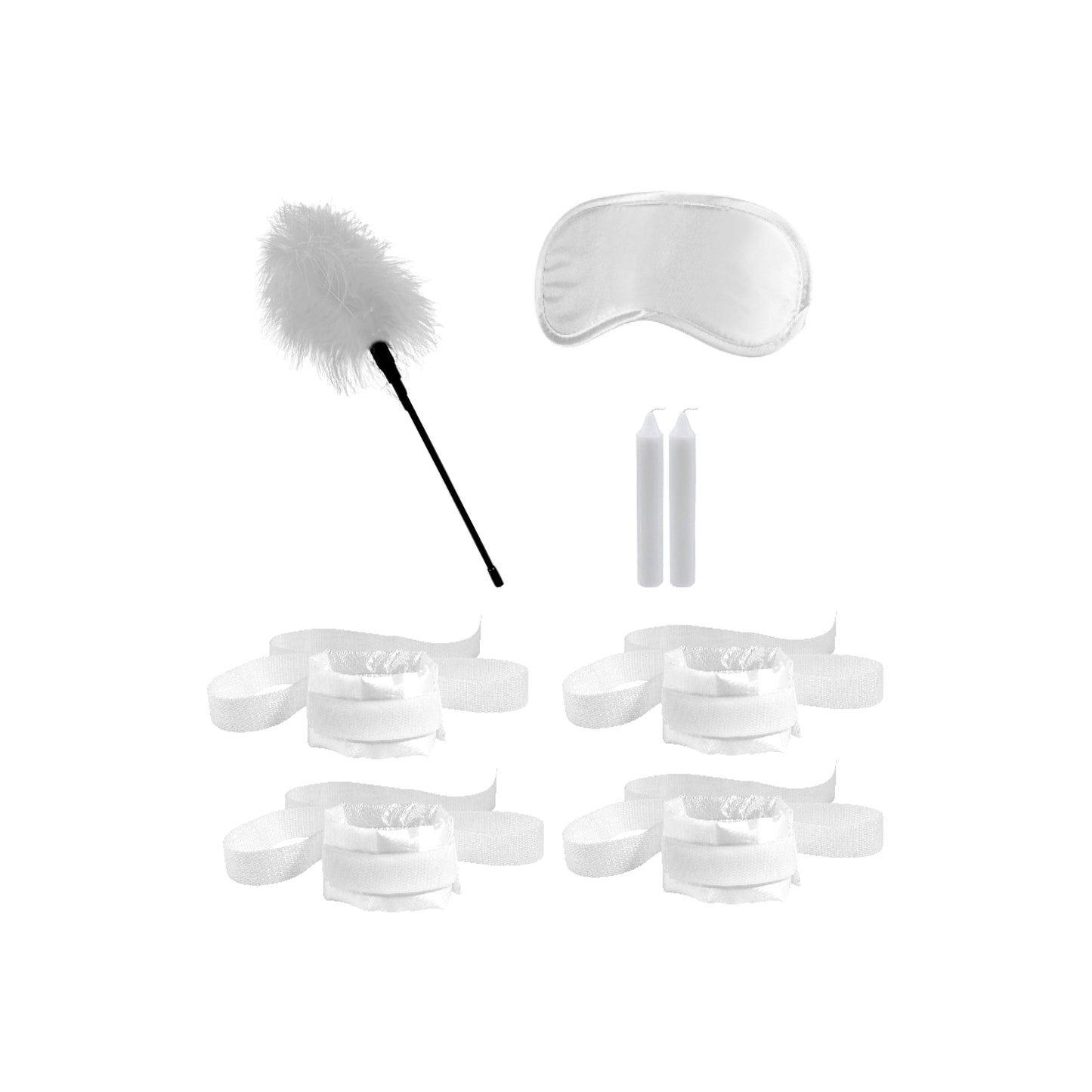 OUCH! HONEYMOON BONDAGE KIT WHITE