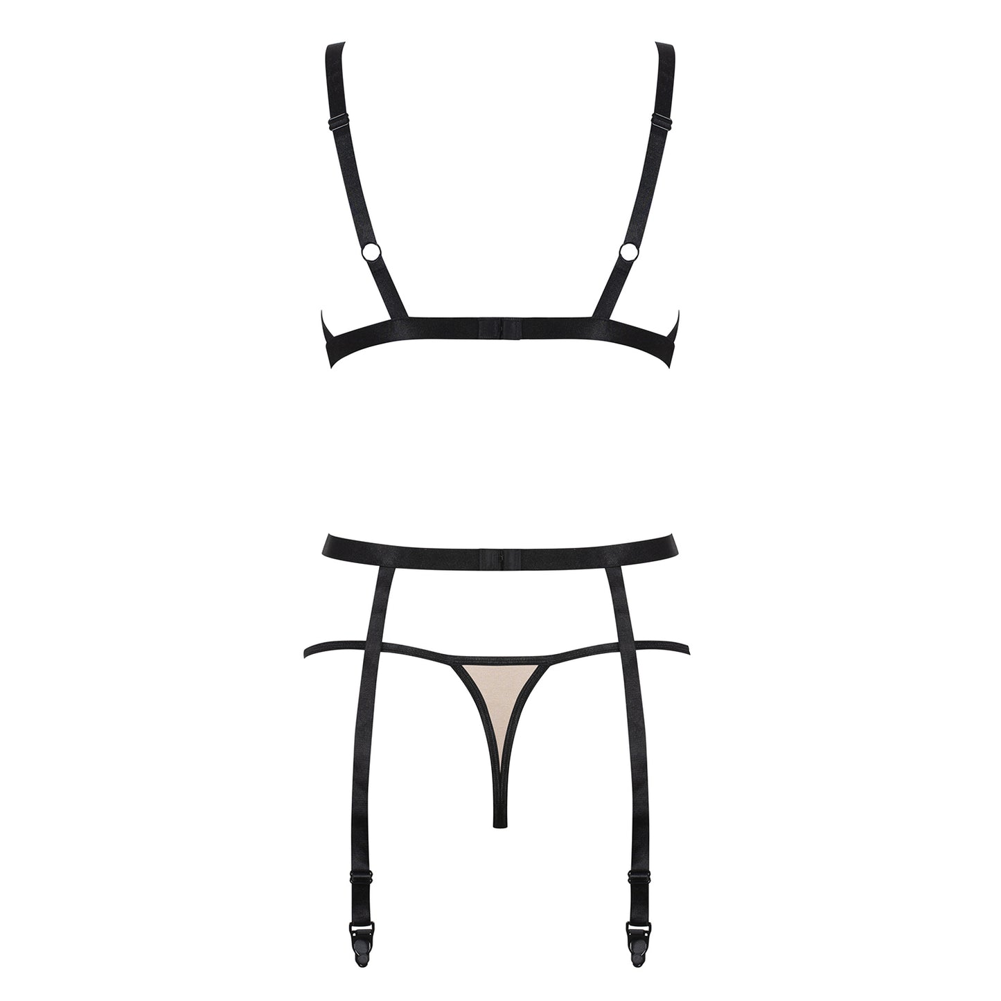 OBSESSIVE NUDELIA SET BLACK