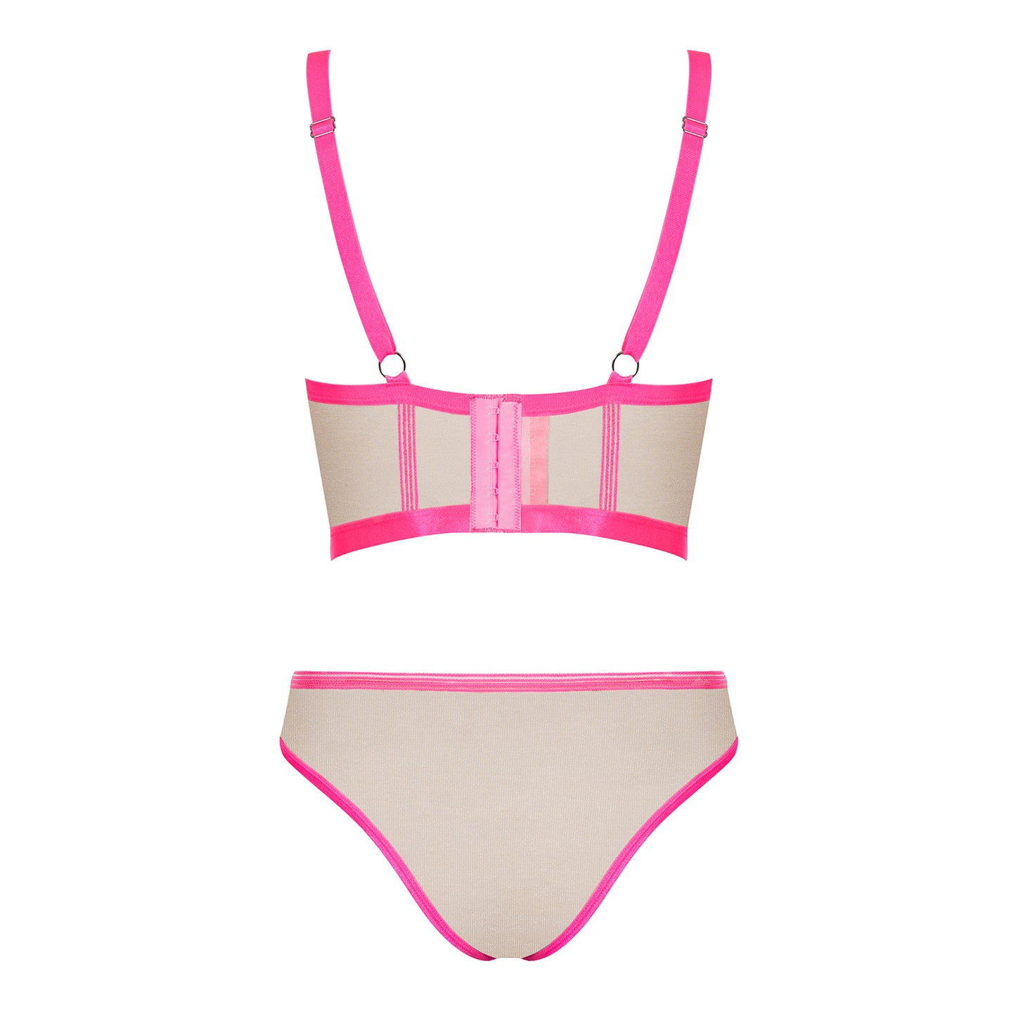 OBSESSIVE NUDELIA TOP SET PINK