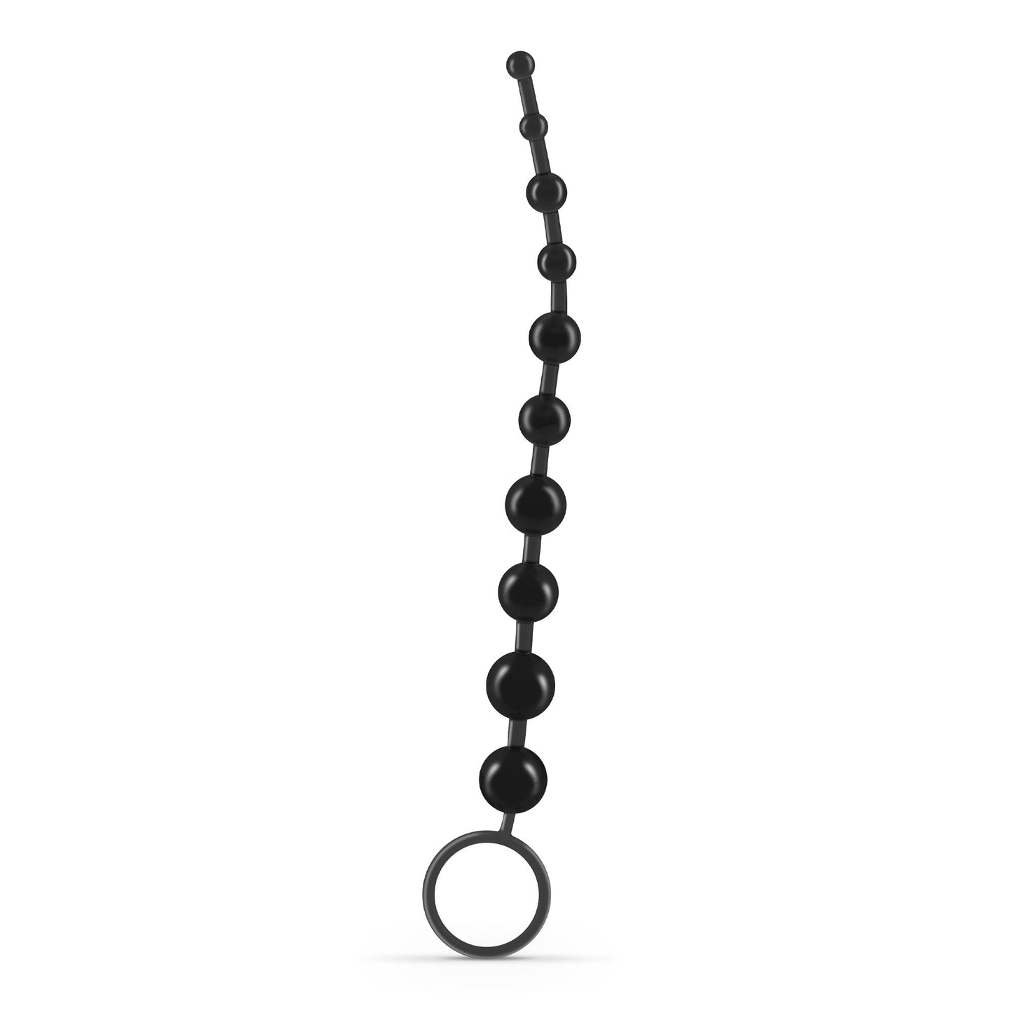 10 BEAD ANAL CHAIN BLACK