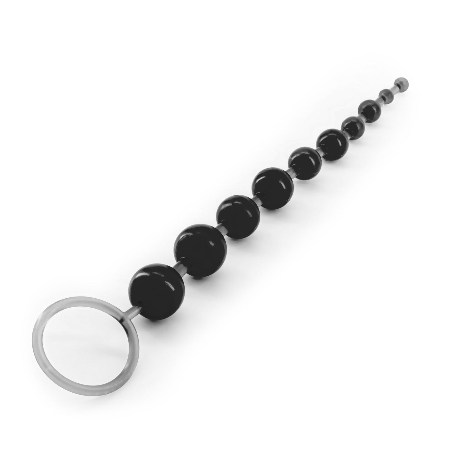 10 BEAD ANAL CHAIN BLACK