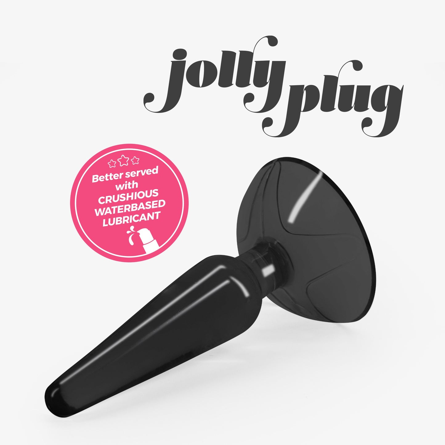 CRUSHIOUS JOLLY PLUG ANAL PLUG BLACK