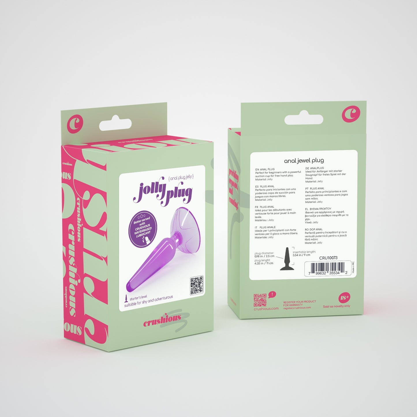 CRUSHIOUS JOLLY PLUG ANAL PLUG LILAC