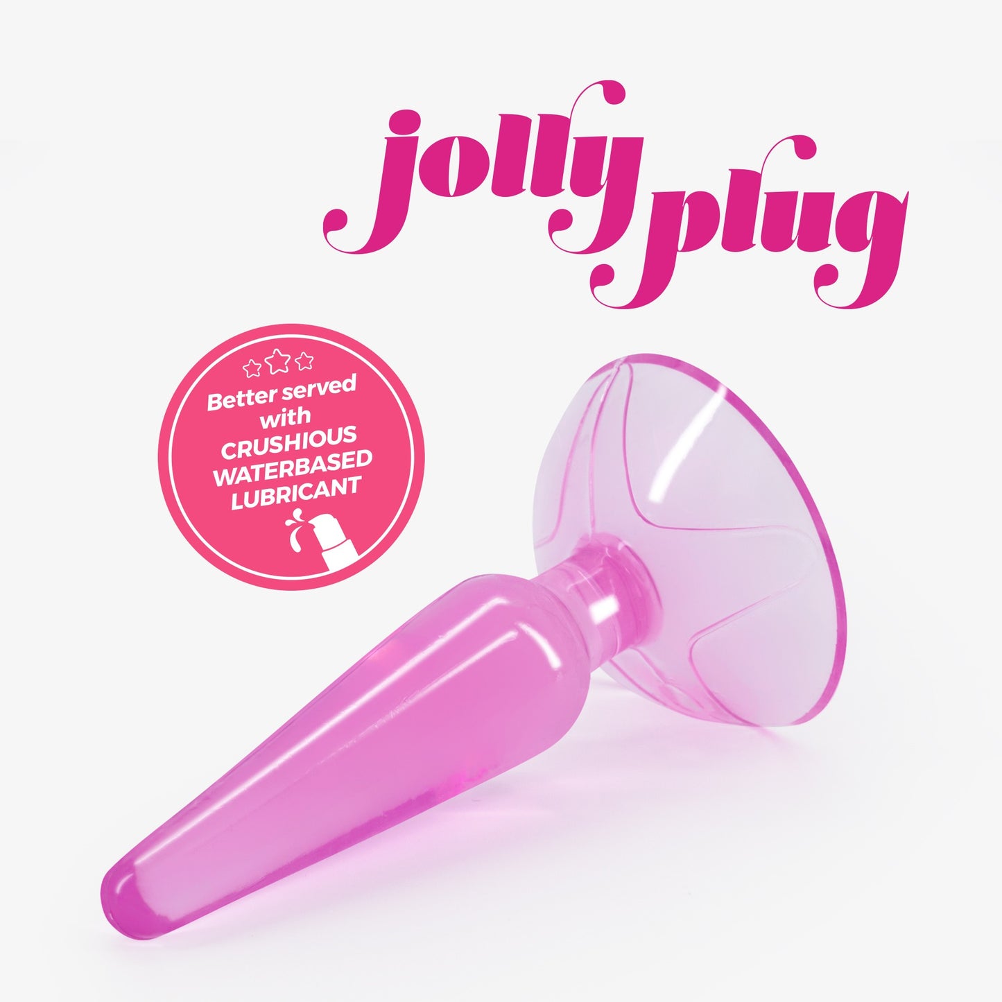 CRUSHIOUS JOLLY PLUG ANAL PLUG PINK