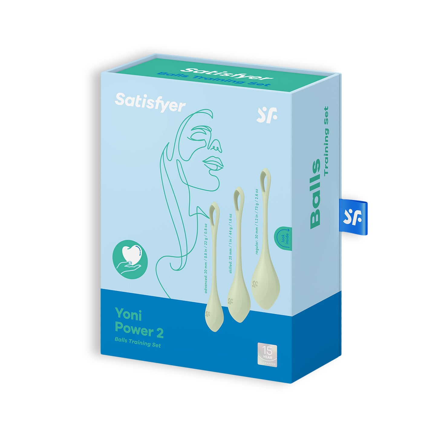 YONI POWER 2 3-PCS SET GREEN