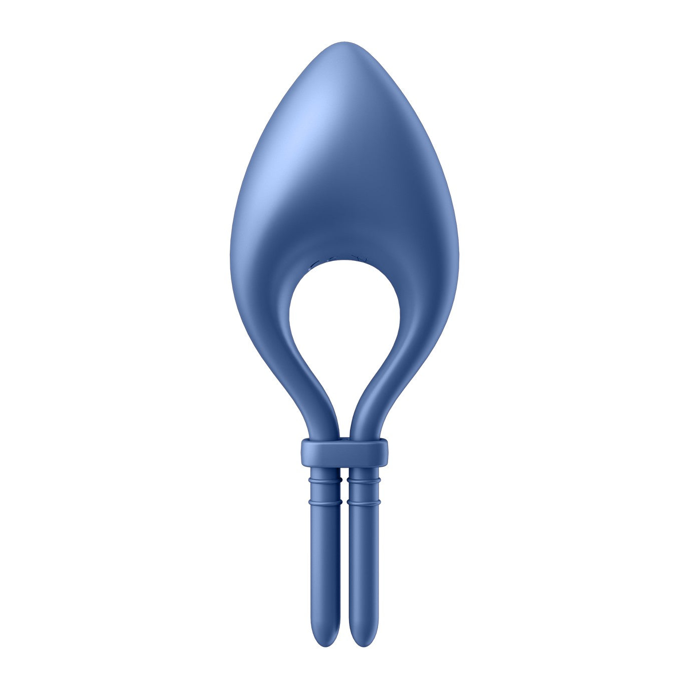 SATISFYER BULLSEYE VIBRATING RING WITH APP BLUE