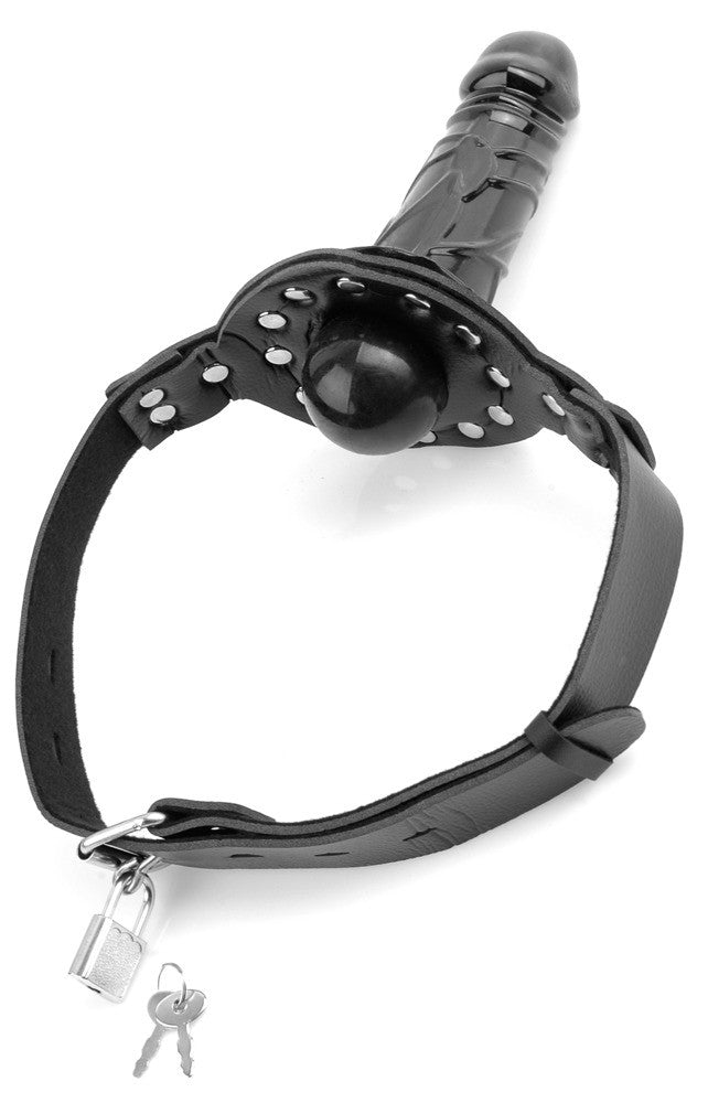 DELUXE BALL GAG WITH DILDO