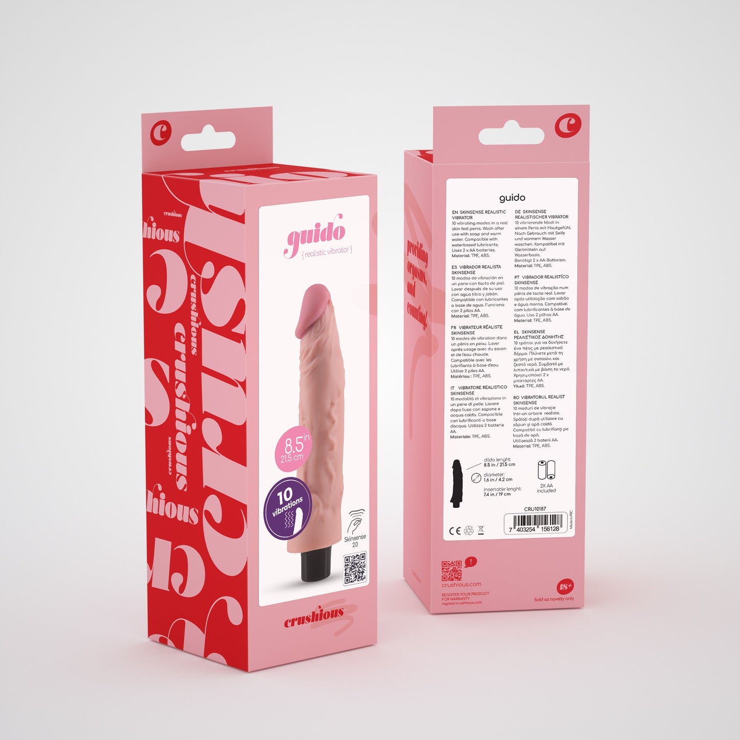 CRUSHIOUS GUIDO REALISTIC VIBRATOR