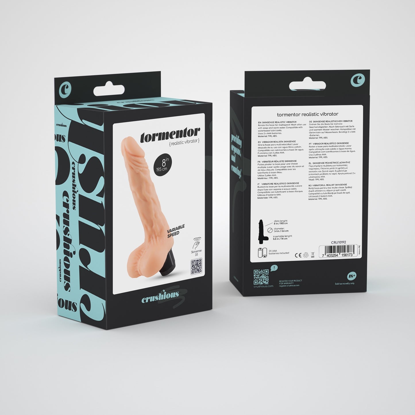 CRUSHIOUS TORMENTOR REALISTIC VIBRATOR